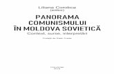 Panorama comunismului in Moldova sovietica - Liliana Corobca comunismului in... · a declarat suveranitatea republicii. Este de notat, de asemenea, cä until dintre fO§tii membri