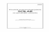 Prironik programskega paketa SCILABdsc.ijs.si/damir.vrancic/fl/Scilab/prirocnik za uporabnika zacetnika 2005.pdf · sin, cos, tan,… sinus, kosinus, tangens itd. Pri kvadratnem korenu