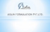 PowerPoint Presentationaislinformulation.com/assets/aislin_pharmaceutical.pdf · Lactic Acid Bacillius + B-Complex Capsules Multivitamins + Ginseng Capsules Tramadol 50Capsules Lycopene