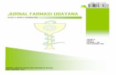 JURNAL FARMASI UDAYANA...Jurnal Farmasi Udayana merupakan jurnal elektronik yang dikelola oleh jurusan Farmasi FMIPA Udayana. Jurnal ini yang merupakan media publikasi penelitian dan