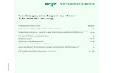 Vertragsunterlagen zu Ihrer Kfz-Versicherung · 2 Kfz-Versicherung Informationsblatt zu Versicherungsprodukten WGV-Versicherung AG / Württembergische Gemeinde-Versicherung a.G. Deutschland