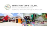 Interactive Cebu ESL, Inc....CEBU ESLの特徴 1. 自分だけのオーダーメイド授業 マンツーマン授業210分、グループ授業140分。強化したい科目を相談して決められる。自分だけのオリジナル授業。