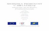 MEDIJSKA PISMENOST U HRVATSKOJ - TELECENTARtelecentar.hr/wp-content/uploads/2017/01/istrazivanje_mp.pdf · Istraživanje Medijska pismenost u Hrvatskoj je provedeno u sklopu projekta
