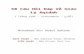 50 Câu Hỏi Đáp Về Giáo Lý Aqidah - IslamHouse.com · Web view50 Câu Hỏi Đáp Về Giáo Lý Aqidah: Quyển sách nhỏ tóm lược các giáo lý Tawhid căn bản