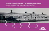 Helsingborgs Barnsjukhus...HELSINGBORGS BARNSJUKHUS KULTURHISTORISK DOKUMENTATION | 3 Kommunreformen 1862 markerade ett slags start-punkt för den moderna tiden i svenska städer,