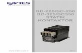 SC-225/SC-250/SC-325/SC- Statik kontaktor TR Rev3.pdf · coil tablosu sc-325/sc-350 için; adres(hex) coil r/w 0000-03da tetİkleme r/w 0400 1. kanal tetik r 0401 2. kanal tetik r