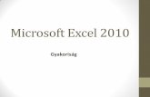 Microsoft Excel 2010 - OKTokt.ektf.hu/data/lenke/file/Gyakorisag(1).pdf4 Gyakorisági sorok_3 Gyakoriság A gyakoriság egy olyan mutató, amely jellemzi, hogy egy-egy csoportba hány