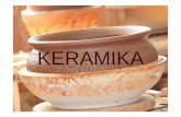 KERAMIKA - Masaryk University · 2011-11-29 · Keramika • soudržná polykrystalická látka, získaná p řevážně z p řírodních anorganických nekovových surovin s ur čitým