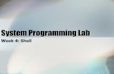 System Programming Lab - Egloospds5.egloos.com/pds/200704/11/49/system_programming_lab... · 2007-04-11 · Background Processing •background / foreground •명령끝에& 문자를넣어실행