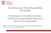 Konferencija Vlade Republike Hrvatske Poslovanje ......isključene iz predmeta poslovanja Hrvatskih voda • Definiranim alokacijama Višegodišnjim financijskim okvirom, očekujemo