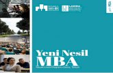 Yeni Nesil MBA - Sehir · 2018-08-09 · zarlama planlaması, pazar türleri, pazarlama bilgi sistemi ve pazarlama araştırması, pazar analizi, hedef pazar seçimi, konumlandırma,