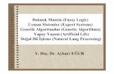 Bulanık Mantık (Fuzzy Logic) Uzman Sistemler (Expert ...ugur/05_06_Fall/AI/Lecture2_2004.pdf · Bulanık Mantık (Fuzzy Logic) • Felsefi Yaklaşım ... Yaygın Uygulama Alanları