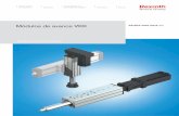 The Drive & Control Company · 2018-05-14 · Módulos de avance VKK R310ES 2403 (2012-11) Excelentes cualidades Los módulos de avance VKK de Rexroth son sistemas de guiado precisos,
