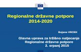 Regionalne državne potpore 2014-2020ec.europa.eu/regional_policy/sources/conferences/state-aid/guidelines... · - Iskrivljeno tržište proizvoda (prekomjerni kapaciteti ili tržišna