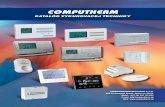 KATALÓG VYKUROVACEJ TECHNIKY · COMPUTHERM Q3 digitálny izbový termostat Nie je programovateľný, ale jeho digitálny displej umožňuje presnejšie meranie teploty a nastavenie