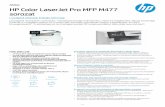 sorozat HP Color LaserJet Pro MFP M477 · Ad at la p HP Color LaserJet Pro MFP M477 sorozat Le n y ű g ö z ő s e b esség . E rő te l jes bizto n s á g. Le n y ű g ö z ő n