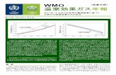 WMO 温室効果ガス年報...WMO 温室効果ガス年報 2013年12月までの世界の観測結果に基づく 大気中の温室効果ガスの状況 大気中の二酸化炭素（CO2）及び酸素（O2）の観測データ