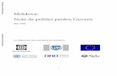 Moldova: Note de politici pentru Guverndocuments.worldbank.org/curated/en/... · aspect de politici. Această îndrumare pentru redresarea crizei curente este urmată de o agendă