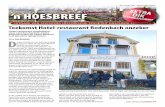 Toekomst Hotel-restaurant Rodenbach onzeker · 2019-12-22 · UITGAVE VAN STICHTING HISTORISCHE SOCIËTEIT ENSCHEDE-LONNEKER ’n HOESBREEF Nummer 293 - december 2019 Lees verder
