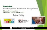 Dinas Kesehatan Provinsi Sulawesi Barat Tahun 2014 · Provinsi Sulawesi Barat menyusun informasi ringkas dalam bentuk booklet yang menyajikan 24 indikator kesehatan hasil Riskesdas