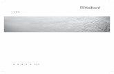VES - Vaillant · • Odmiki od naprave (tla, zid, okenske police) morajo biti najmanj min. 100mm. • S sprednje strani naprave je potrebno zagotoviti odmik 500mm od gorljivih predmetov,