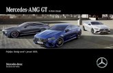 Mercedes-AMG GT · 2019-12-27 · Verrassend veelzijdig, onmiskenbaar AMG GT: de Mercedes-AMG GT 4-Door Coupé Eigenlijk het jongste lid van de AMG GT-familie en toch eerder de grote
