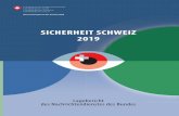 Sicherheit Schweiz 2019 - Lagebericht des Nachrichtendienstes … · 2020-01-05 · SICHERHEIT SCHWEIZ 2019 SICHERHEIT SCHWEIZ Nachrichtendienst des Bundes NDB Papiermühlestrasse