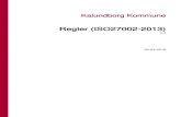 Regler (ISO27002-2013) - Kalundborg · Regler (ISO27002-2013) SecureAware 4.8.6. Ledelsens rolle Ledelsen skal støtte Kalundborg Kommunes informationssikkerhed ved at udlægge klare
