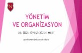 YÖNETİM VE ORGANİZASYONgozdemert.com/akademik/yo/yonetim_organizasyon3.pdf · 2019-08-17 · Matris organizasyon yapısı, iki ayrı tür ilişki üzerine kurulmuştur: dikey ve