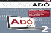 ADÓSZAKLAP adózóna.hu.h VÁLASZADÓstatic.hvgrt.hu/adozona/Adozona_Valaszado_2017_2.pdfA sikeres üzleti döntés kulcsa a pontos helyzetelemzés. A pontos helyzetelemzés kulcsa