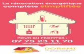 La rénovation énergétique par 5 simplifiée confort valeur · 2018-06-20 · La rénovation énergétique complète simplifiée DORéMI Rénovation énergétique de votre maison
