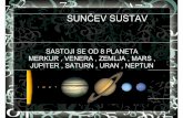 SUNČEV SUSTAV - Naslovnica...JUPITER , SATURN , URAN , NEPTUN. SUNCE Sunce je središnja zvijezda našeg planetarnog sustava - sunčevog sustava. Sunce pripada zvijezdama spektralne