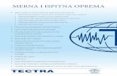 MERNA I ISPITNA OPREMA · napona, dodatna kompenzacija reaktivne energije, odgovarajući merni trafoi, merni instrument i ispitni objekat. Merni instrument je trofazni, specijalno