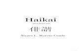 Haikai - centrodedocumentacionmusicaldeandalucia.es · Notas a la interpretación Haikai es una forma poética fundamental en la historia japonesa, carente de rima, y basada en tres
