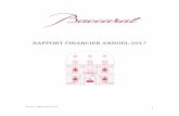 RAPPORT FINANCIER ANNUEL 2017 - Zonebourse.com · banque jusqu'au 31 décembre 2016 et d'étendre le délai pour fournir au prêteur des offres de refinancement ou lettres de refus