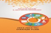 II · 2015-10-19 · TABLOLAR DİZİNİ ... toplumsal ve kültürel gelişmelerini sağlayıcı nitelikte ... Malatya Millî Eğitim Müdürlüğü 2015-2019 Stratejik Plan Hazırlık