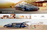 ODYSSEY - Honda Automobiles · Disfruta de la función de pantalla dividida con una pantalla ultraancha de 16.2 pulgadas y audífonos inalámbricos (Touring Elite ). SISTEMA WALK-IN