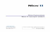 Nios II Processor Reference Handbookes.elfak.ni.ac.rs/Papers/VBalovic - Nios II.pdfI Predgovor U ovom radu su obrađene dve tematske celine vezane za Nios®II sistem, koji je proizvod