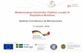 Modernizarea Serviciilor Publice Locale în Republica Moldova · Page 1 Modernizarea Serviciilor Publice Locale în Republica Moldova Proiectul MSPL este co-finanțat de În cooperare