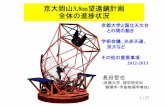 京大岡山3.8m望遠鏡計画 全体の進捗状況京都大学3.8m光赤外線望遠鏡 【 概 要 】 口径3.8mの天文観測用の望遠鏡を、国内最高の 観測条件を誇る岡山県に設置する。