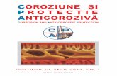 CUPRINS / CONTENTS · • Lista participanţilor la Conferinţa de coroziune şi protecţie anticorozivă .....15 The list of participants at the Conference on Corrosion and Anticorrosion