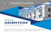 ADMITERE - UCDCucdc.ro/admitere/ghid-admitere-2019.pdf · Gestiune și audit financiar IF 4 sem. 75 400 €/sem. 2000 €/an Management financiar-contabil IF 4 sem. 75 325 €/sem.
