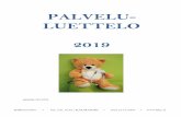 PALVELU- LUETTELO 2019 - LLKYllky.fi/tiedostot/hallinto/Palveluluettelo/LLKY...PALVELU- LUETTELO 2019 päivitetty 29.4.2019 2 HALLINTO puhelinnumero PUHELINVAIHDE (Suupohjan seutupalvelukeskus)