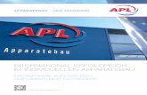 INTERNATIONAL ERFOLGREICH IM INdIvIduELLEN …...PROdukTE PRODUCTS APL Apparatebau offers its customers an excellent perfor-mance range of heat exchangers and pressure vessels, custo-mised