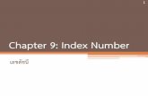 Chapter 9: Index Number - WordPress.com4 เลขดัชนีของปีฐานจะมีค่าเท่ากับ 1 หรือ 100% เสมอ และจะน