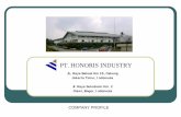 PT. HONORIS INDUSTRY - webzoom.freewebs.com. Honoris Industry - 14 FEB 06.pdf · PT. Honoris Industry MODERN GROUP HISTORY zEstablished in 1971 in Jakarta, Indonesia, by its late