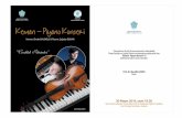 Keman - Piyano Konseri · 2016-05-23 · Ünverstemz Devlet Konservatuvarı’nın düzenledğ Önder Baloğlu ve Çağdaş Özkan’ın katılımıyla gerçekleşecek olan “Keman-