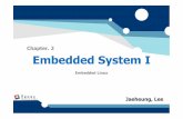 Chapter. 2 Embedded System Iartoa.hanbat.ac.kr/lecture_data/embedded_sw/02.pdf · 2012-08-02 · 프로그램 개발 환경이 아주 우수 (특히, GUI 개발 환경 우수) ...