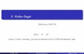 発展方程式の数値解析 II. Keller-Segel の走化性モデ …発展方程式の数値解析 II. Keller-Segelの走化性モデルと有限体積法 齊藤宣一(Norikazu SAITO)