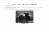 Niels Bohr og Kvanteatomet - Quantum cosmologylouis.rostra.dk/andreart/BohrKvanteatom.pdf · Niels Bohr og Kvanteatomet Af Louis Nielsen Cand. Scient. i fysik og astronomi Niels Bohrs